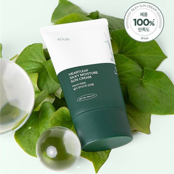 ANUA - Heartleaf Silky Moisture Sunscreen 50ml