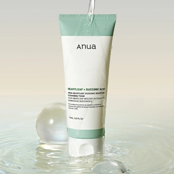 Anua - Heartleaf Succinic Moisture Cleansing Foam 150ml