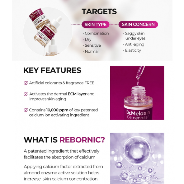 Dr.Melaxin - Cemenrete Calcium Intense Ampoule Plus 30ml