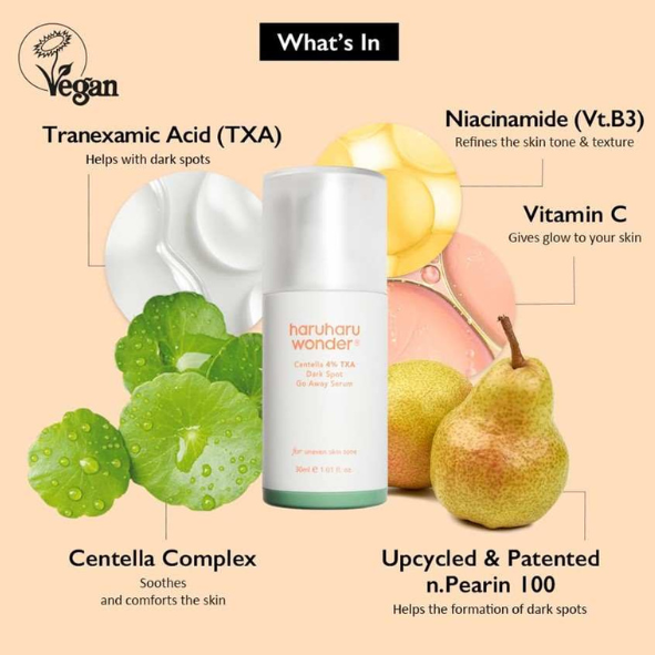 HaruHaru Wonder - Centella 4% TXA Dark Spot Go Away Serum 30ml