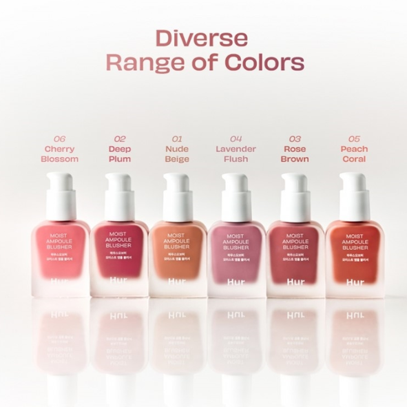 House of HUR - Moist Ampoule Blusher - 05 Peach Coral