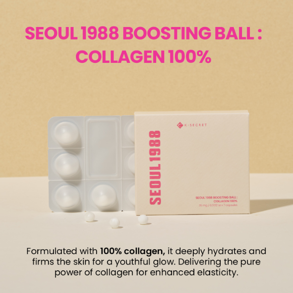 KSECRET - SEOUL 1988 Boosting Ball : Collagen 100% ( x7 Balls)