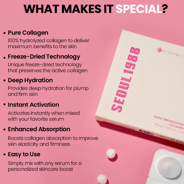 KSECRET - SEOUL 1988 Boosting Ball : Collagen 100% ( x7 Balls)