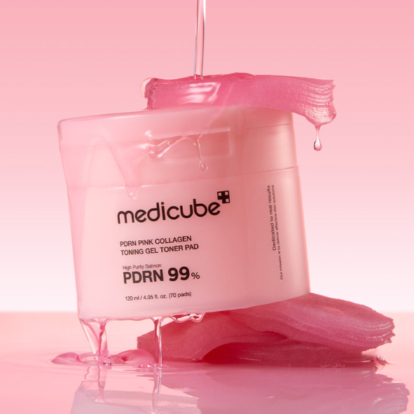 MEDICUBE - PDRN Pink Toning Gel Toner Pad (70ea)