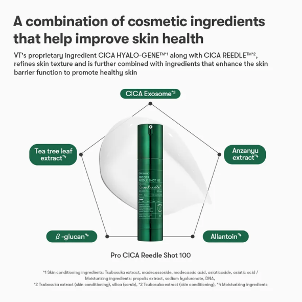 VT Cosmetics - Pro Cica Reedle Shot 100 Stick 2ml (10ea)