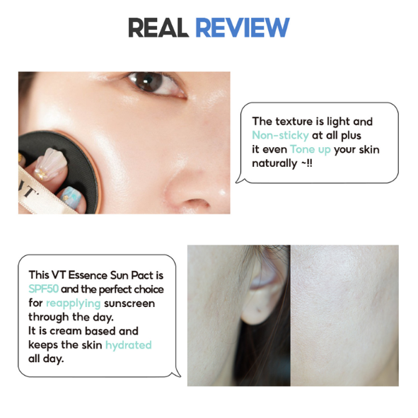 VT Cosmetics - Essence Sun Pact SPF50+ PA+++ 11 gm