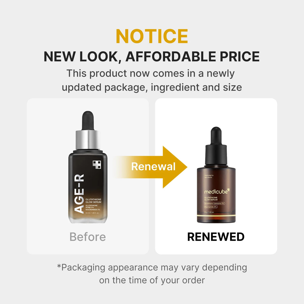Medicube - AGE-R Glutathione Glow Serum 30ml