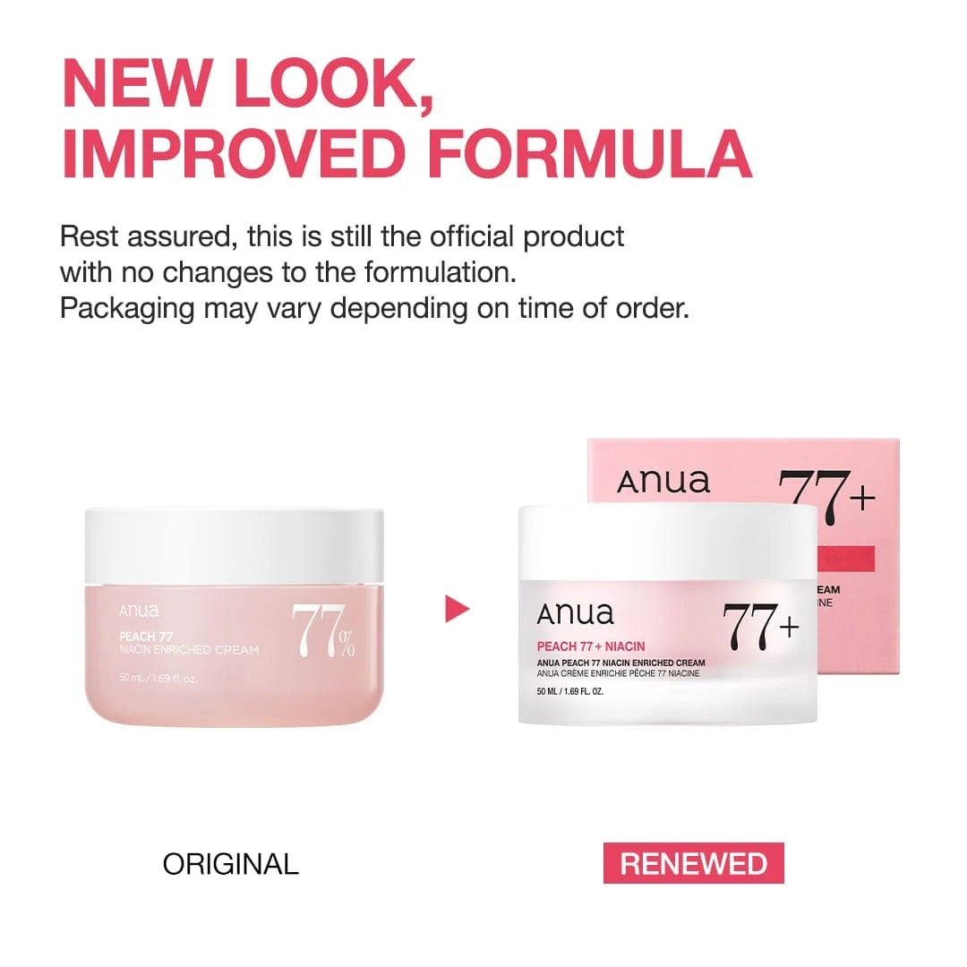Anua - Peach 77 niacinamide enriched cream 50ml