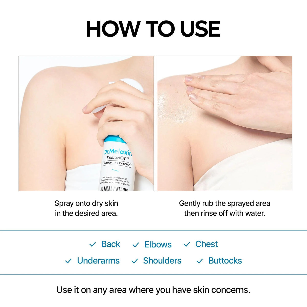Dr.Melaxin - Peel Shot Exfoliating TX Spray 200ml