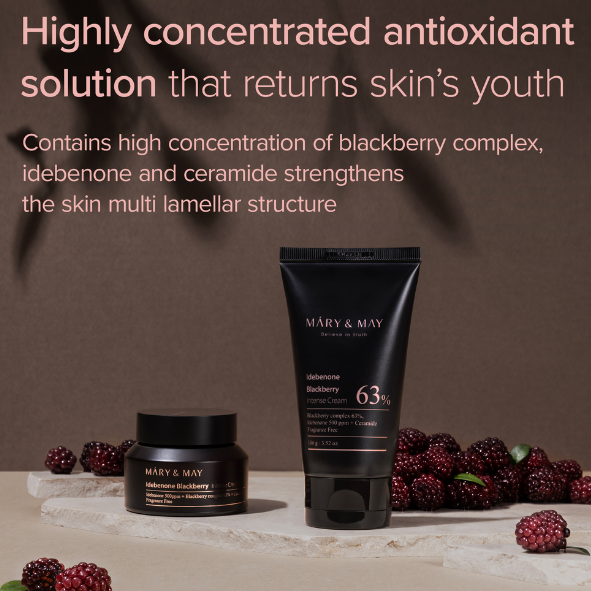 Mary&May - *size up* Idebenone Blackberry Intense Cream 100g
