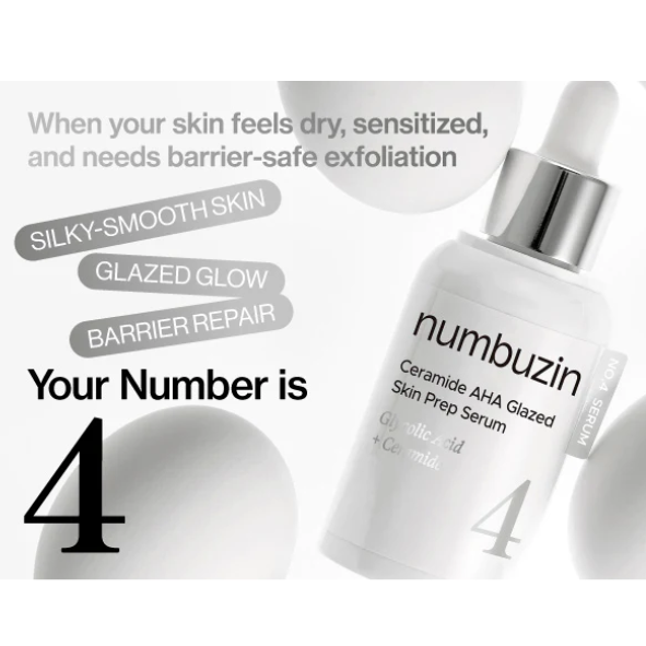 numbuz:n - No.4 Ceramide AHA Glazed Skin Prep Serum 30ml