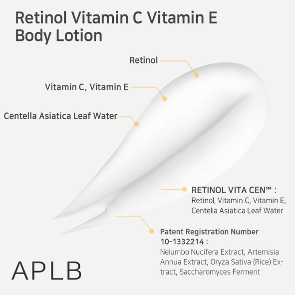APLB - Retinol Vitamin C Vitamin E Body Lotion 300ml