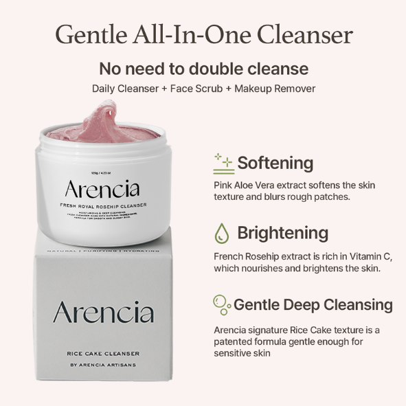ARENCIA - Fresh Royal Rosehip Cleanser 120g