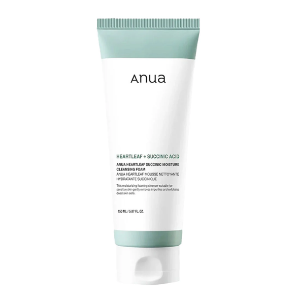 Anua - Heartleaf Succinic Moisture Cleansing Foam 150ml