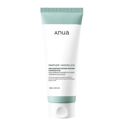 Anua - Heartleaf Succinic Moisture Cleansing Foam 150ml