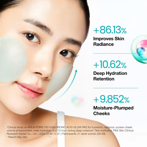Anua - PDRN 100 Hyaluronic Acid Glow Pad (60ea)