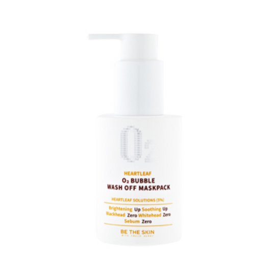 Be The Skin - - Heartleaf O2 Bubble Wash Off Mask Pack 120g