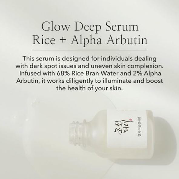 BEAUTY OF JOSEON - Glow Deep Serum : Rice + Alpha Aburtin 30ml