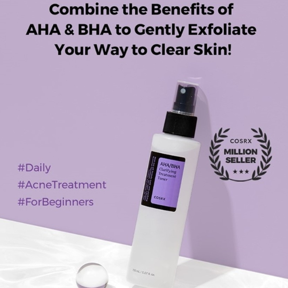 COSRX - AHA / BHA 7 Clarifying Treatment Toner 150ml