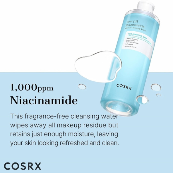 COSRX - Low pH Niacinamide Micellar Cleansing Water 400ml