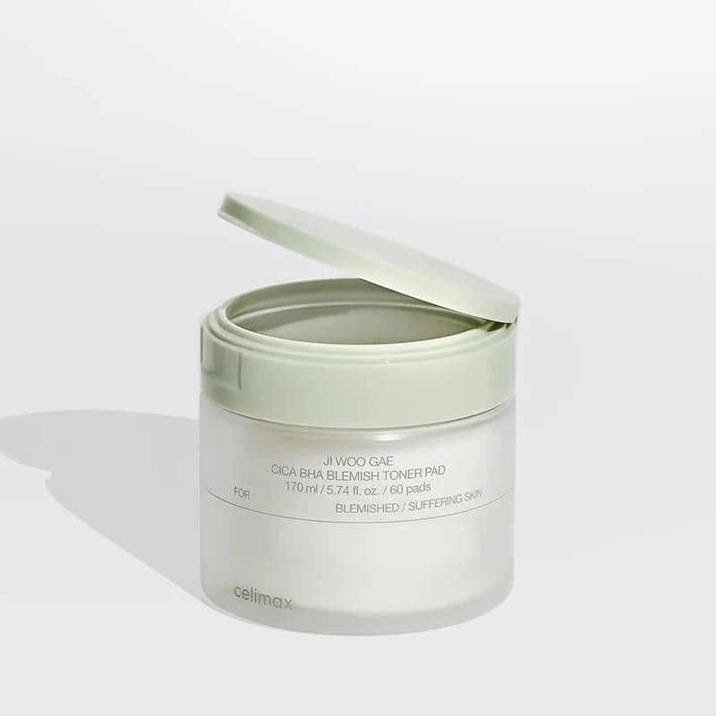 Celimax - Ji Woo Gae Cica BHA Blemish Toner Pad 60pads