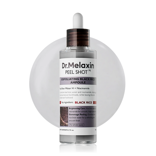 Dr.Melaxin Peel shot exfoliating black rice ampoule 80ml