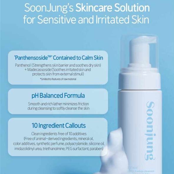 ETUDE - Soon Jung pH 6.5 Whip Cleanser 150ml