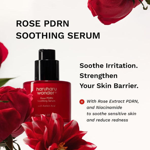 HaruHaru Wonder - Rose PDRN Soothing Serum 30ml