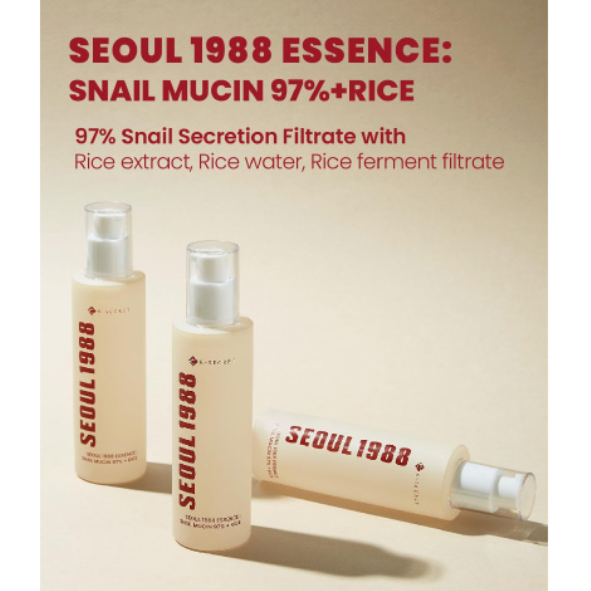 KSECRET SEOUL 1988 Essence : Snail Mucin 97% + Rice 100ml