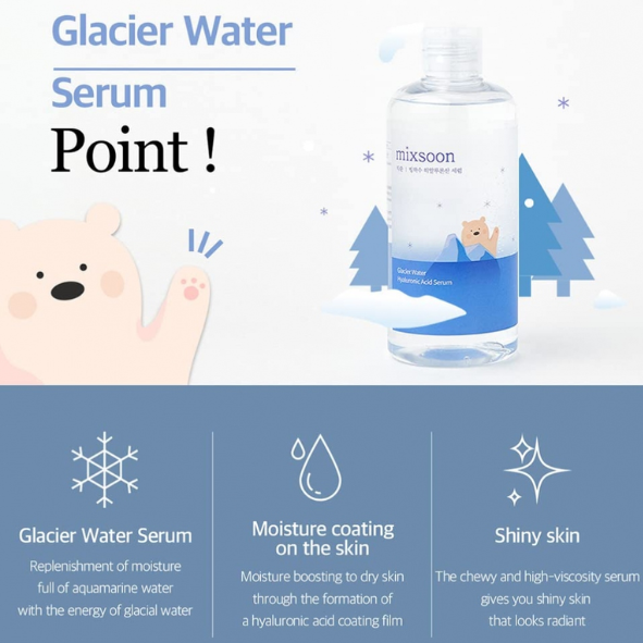mixsoon - Glacier Water Hyaluronic Acid Serum 300ml