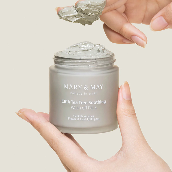 Mary&May - Vegan CICA TeaTree Soothing Wash off Pack 125g