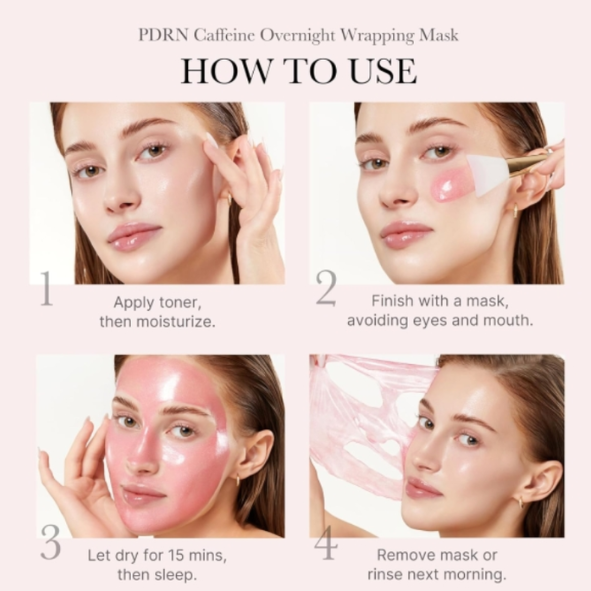 Medicube - PDRN Pink Caffeine Night Wrapping Mask 75ml
