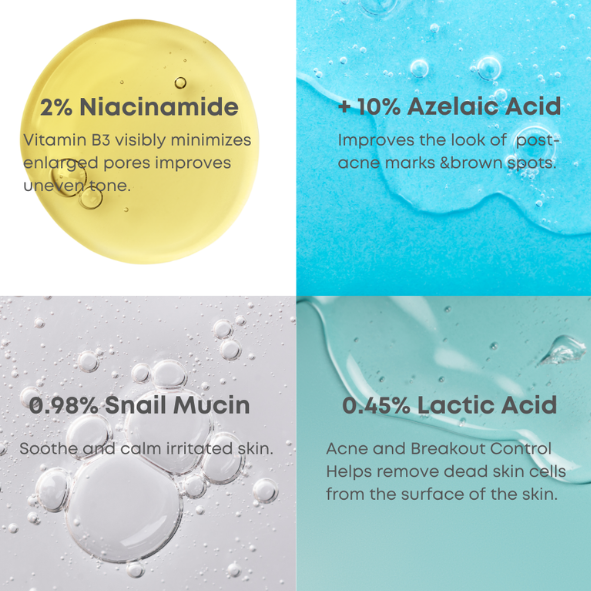 NINELESS - A-Control 10% Azelaic Acid Serum 30ml