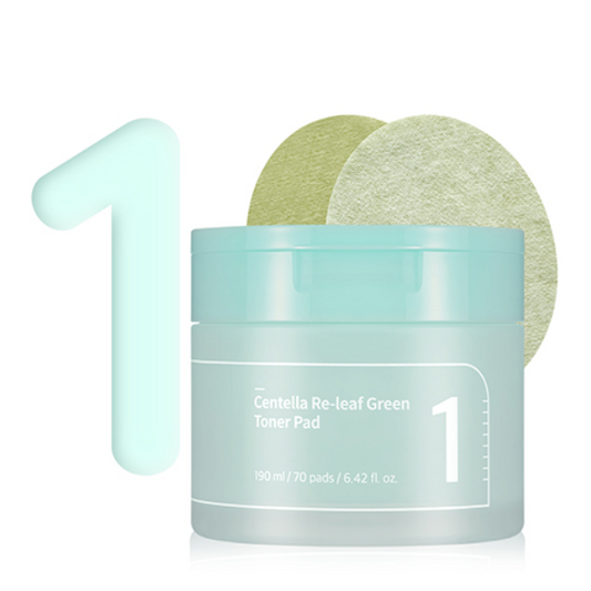 numbuz:n - No.1 Centella Re-leaf Green Toner Pad 190ml (70 pads)