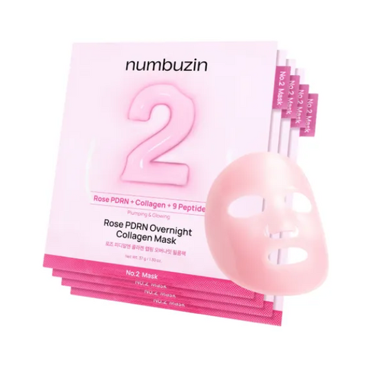 numbuz:n - No.2 Rose PDRN Overnight Collagen Mask ( x4 )