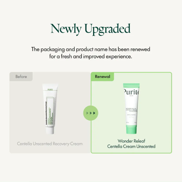 Purito Seoul - Wonder Releaf Centella Cream Unscented 50ml
