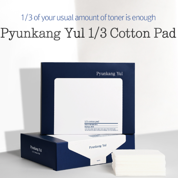 Pyunkang Yul - 1/3 Cotton Pad 160pcs (Pulp-Rayon)