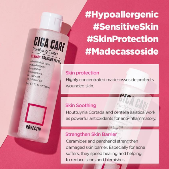 ROVECTIN - Cica Care Purifying Toner 260ml