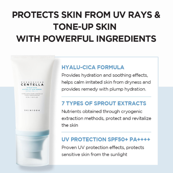 SKIN1004 - *size up* Madagascar Centella Hyalu-Cica Water-Fit Sun Serum 100ml