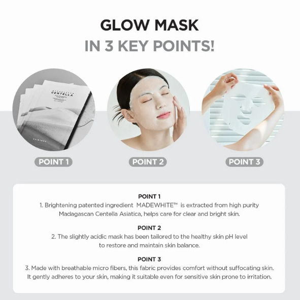 SKIN1004 - Madagascar Centella Tone Brightening Glow Mask (1)