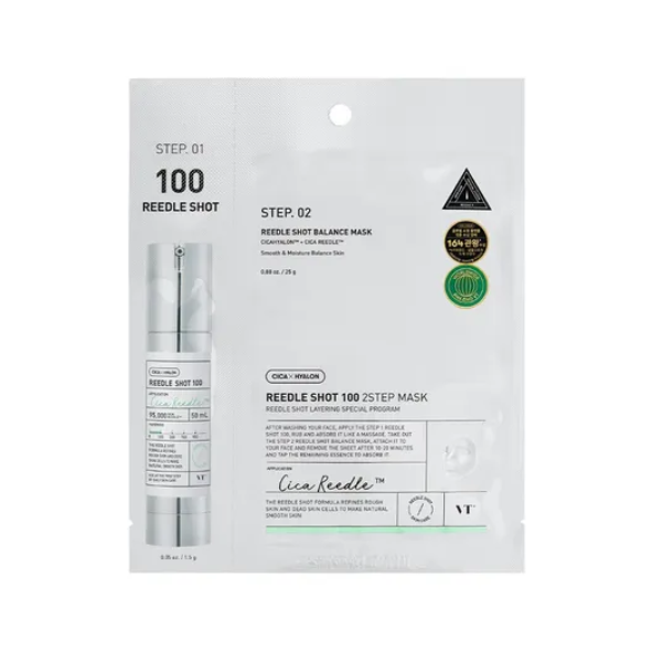 VT Cosmetics - Reedle Shot 100 2-Step Mask (1ea)