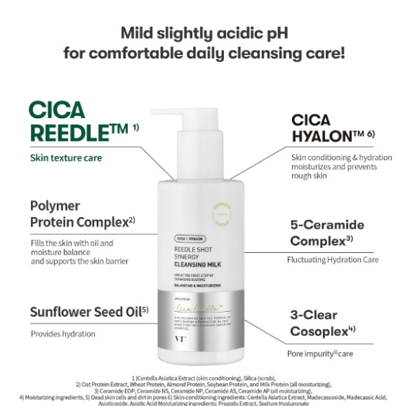 VT Cosmetics - Reedle Shot Synergy Cleansing Milk 200ml