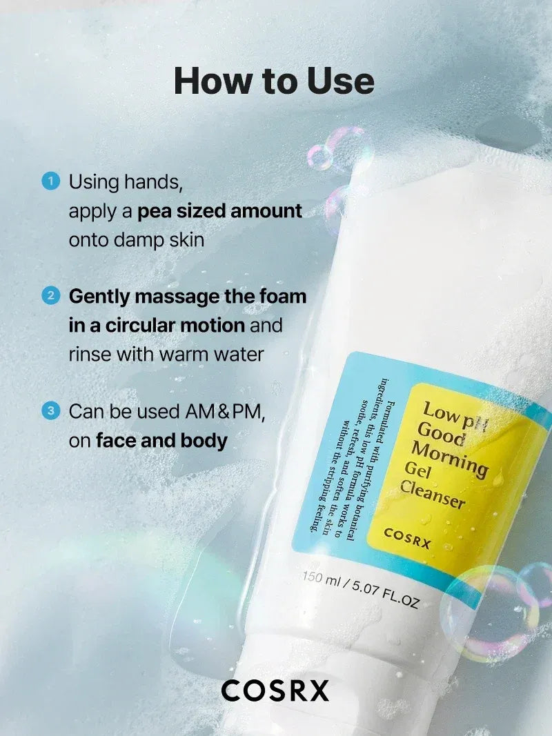 COSRX - Low PH Good Morning Gel Cleanser 150 ml