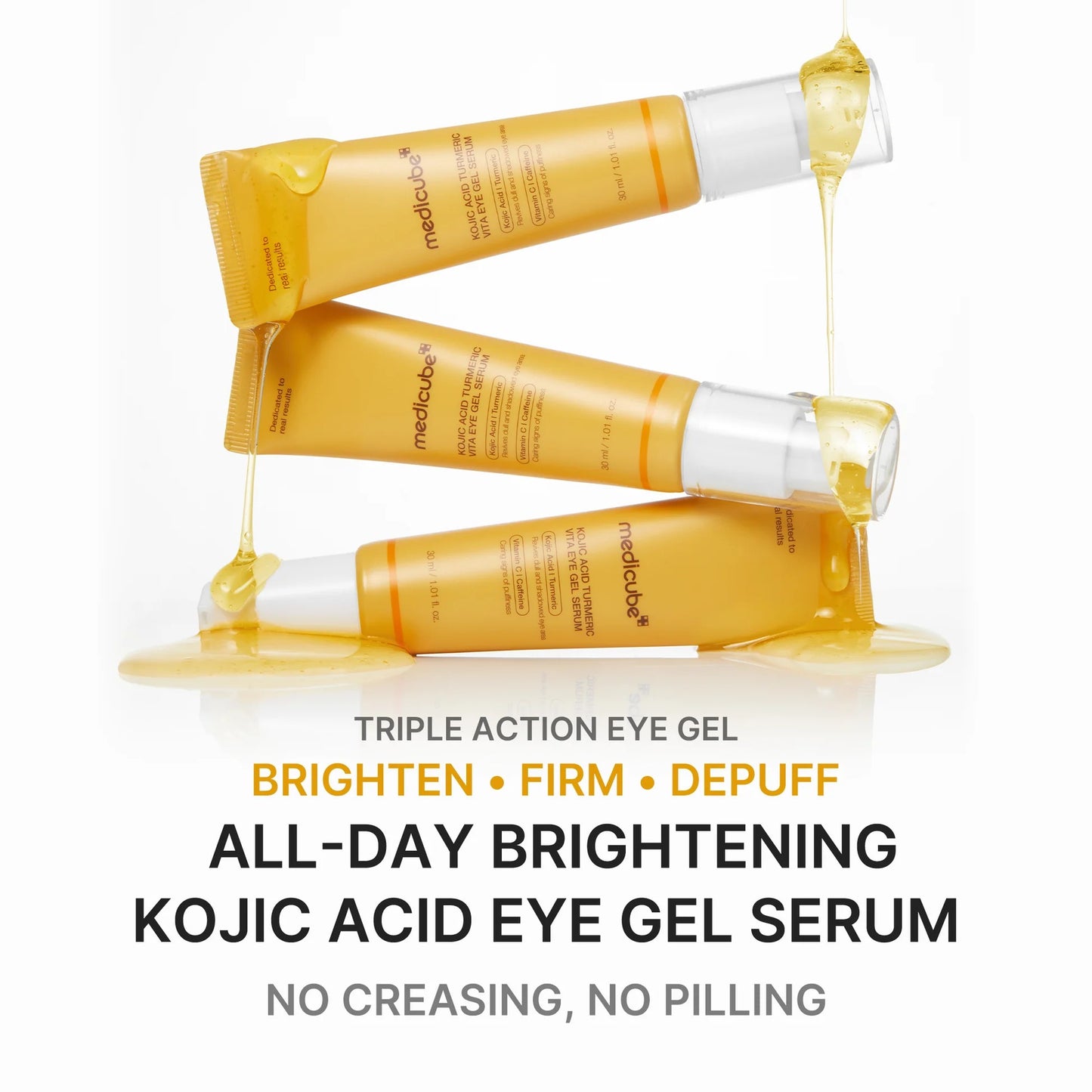Medicube - Kojic acid turmeric vita eye gel serum 30ml