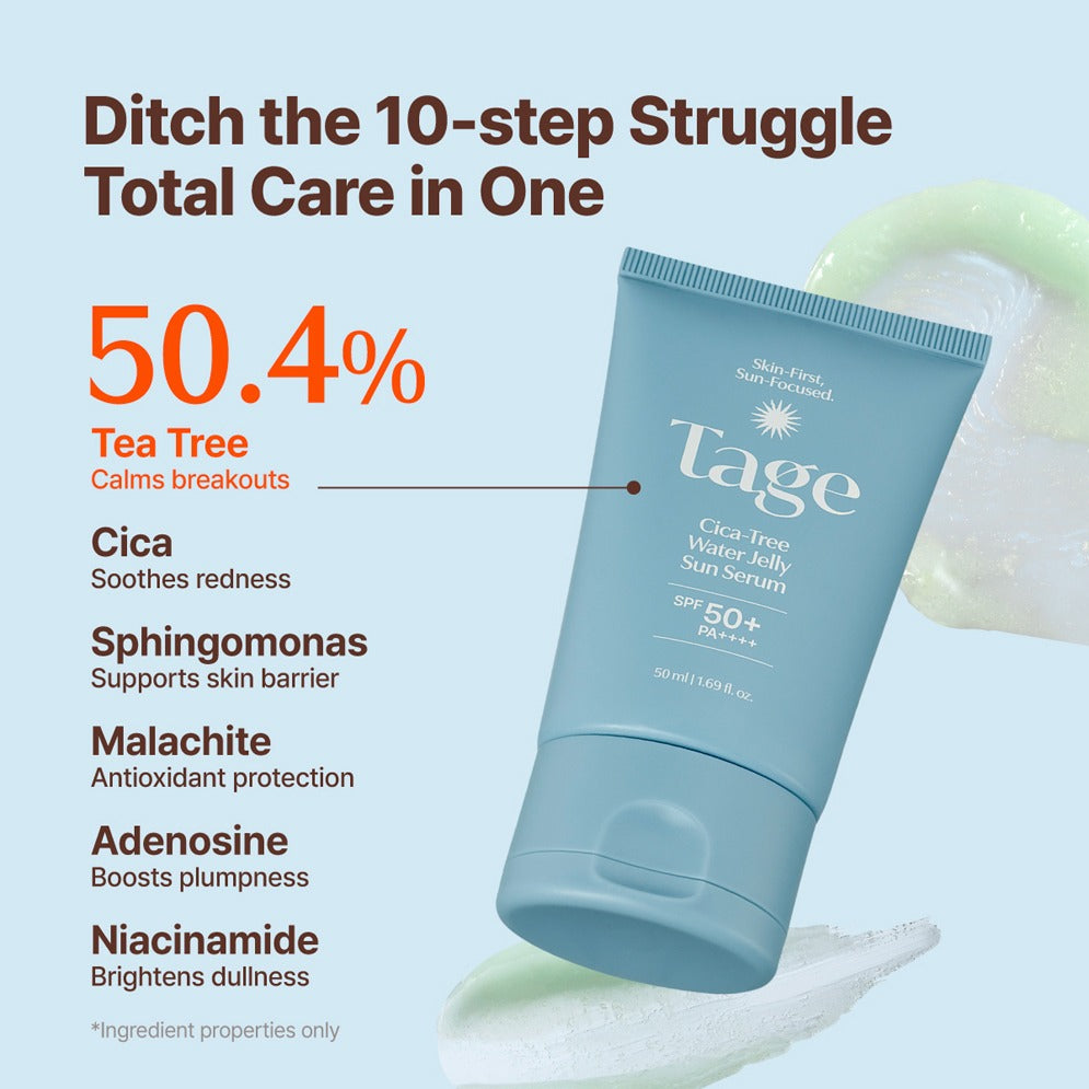 TAGE - Cica-Tree Water Jelly Sun Serum 50ml
