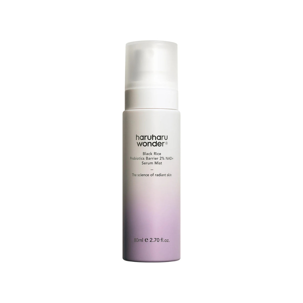 HaruHaru Wonder Black Rice Probiotics Barrier NAD+ Serum Mist 80ml