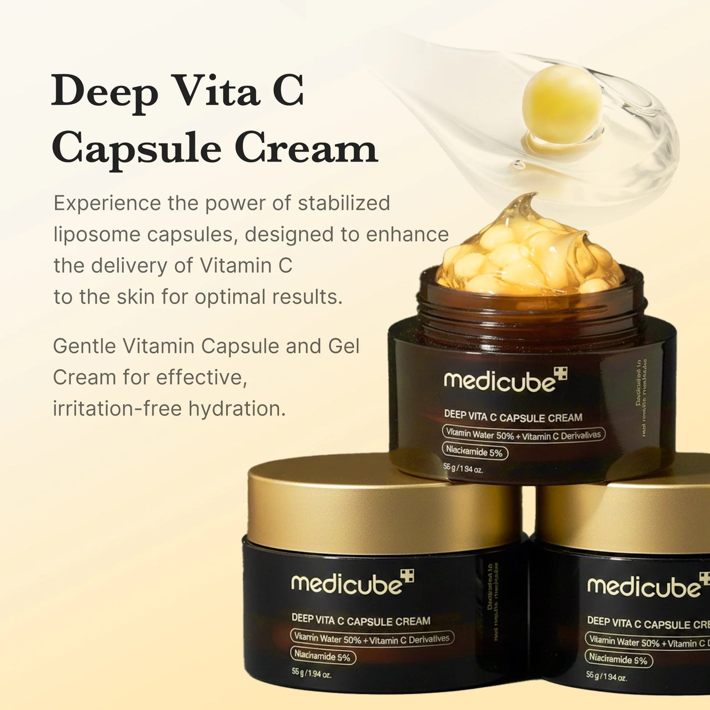 MEDICUBE - Deep Vita C Capsule Cream 55g