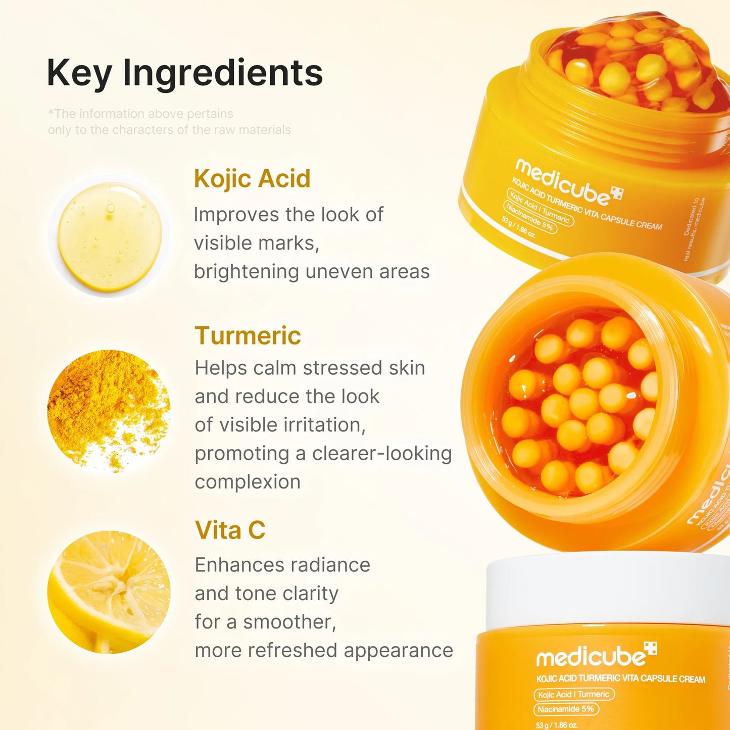 Medicube - Kojic acid turmeric vita capsule cream 53g