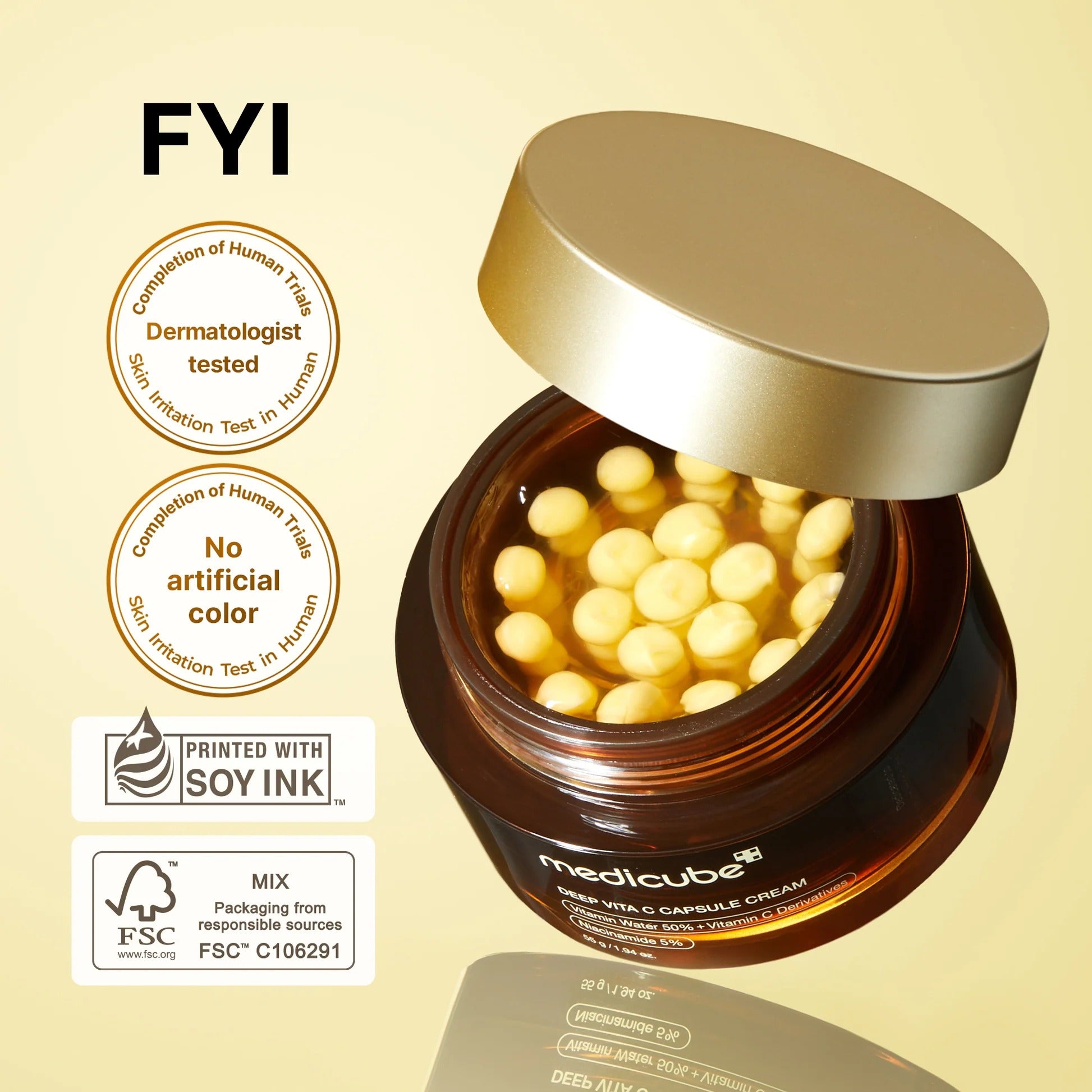 MEDICUBE - Deep Vita C Capsule Cream 55g