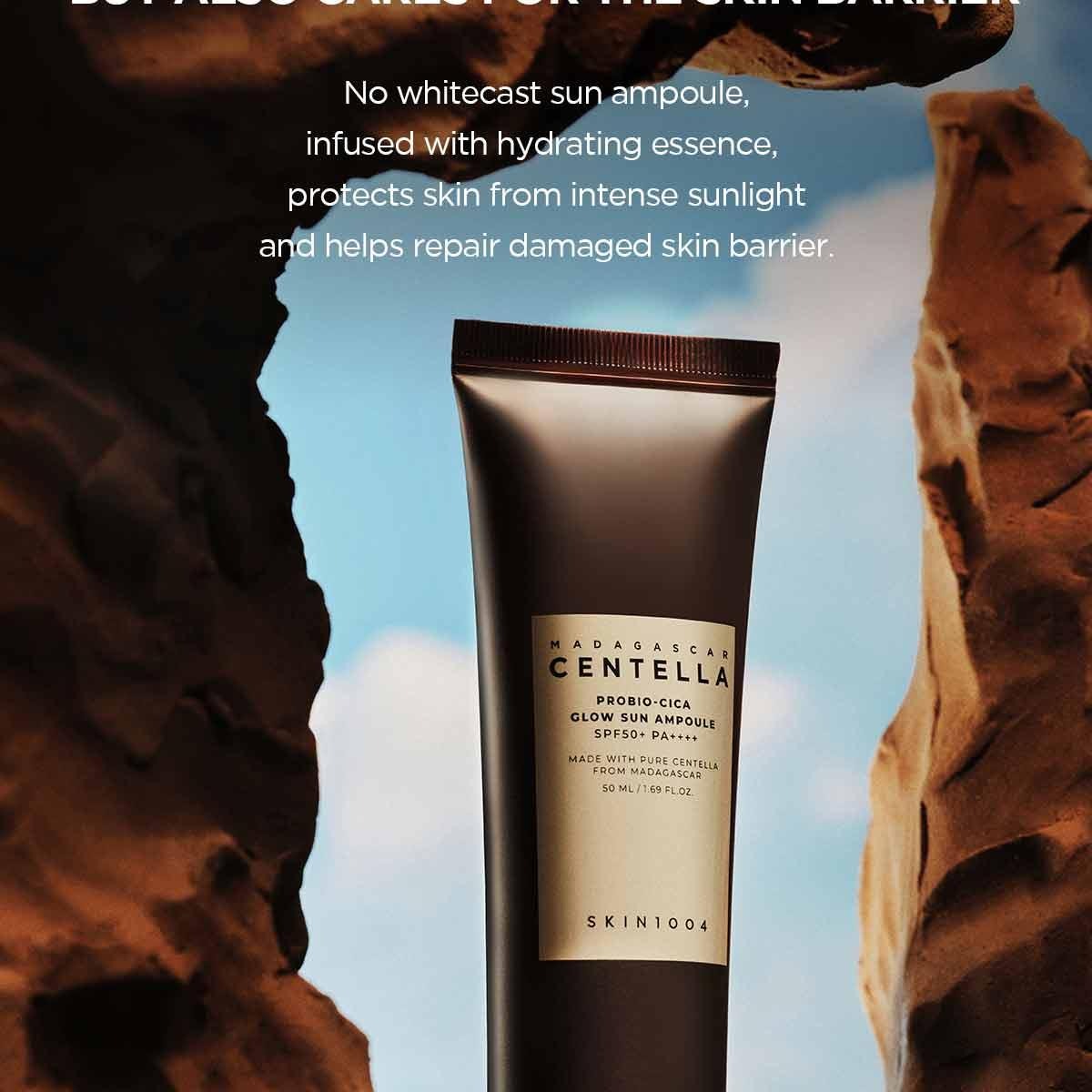 Skin1004 - Madagascar Centella Probio-Cica Glow Sun Ampoule 50ml